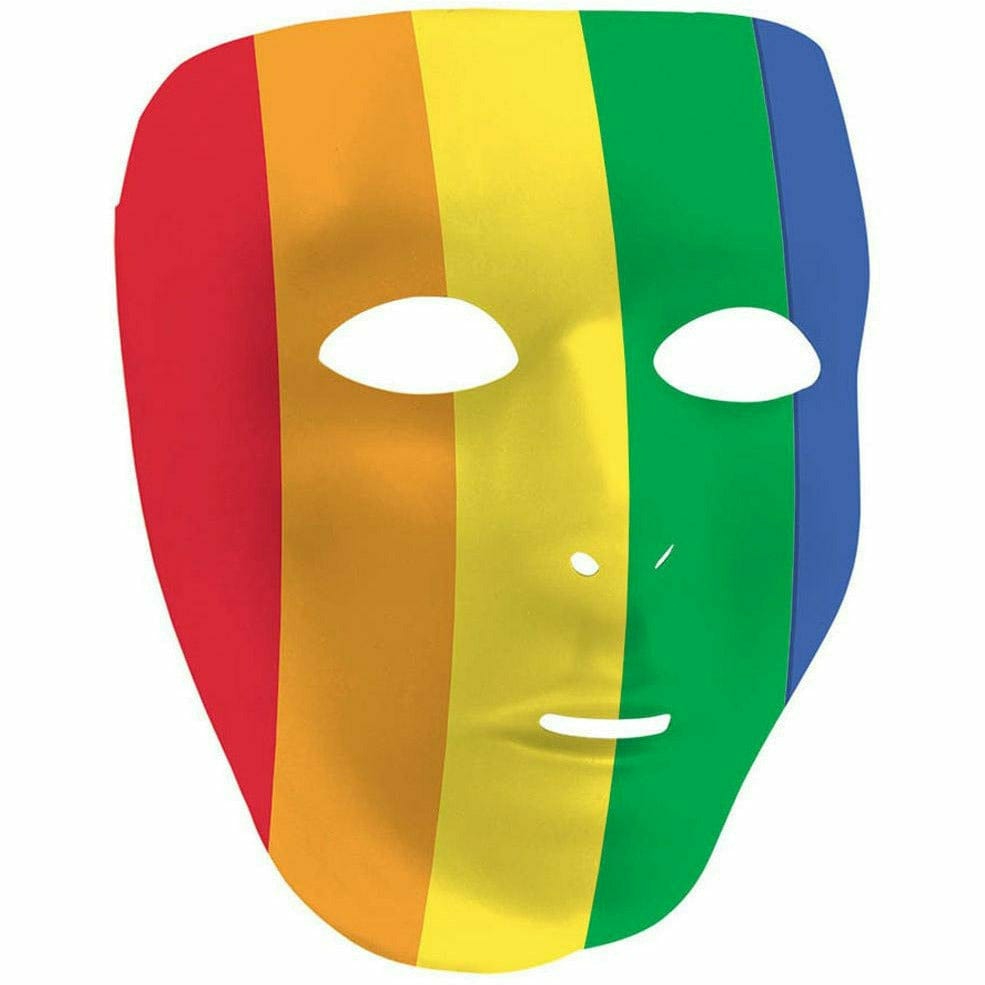 Amscan HOLIDAY: SPIRIT Rainbow Full Face Mask