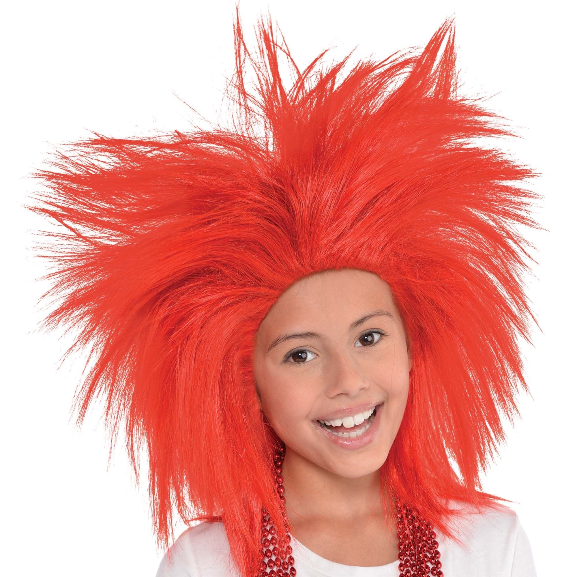 Amscan HOLIDAY: SPIRIT Red Crazy Wig
