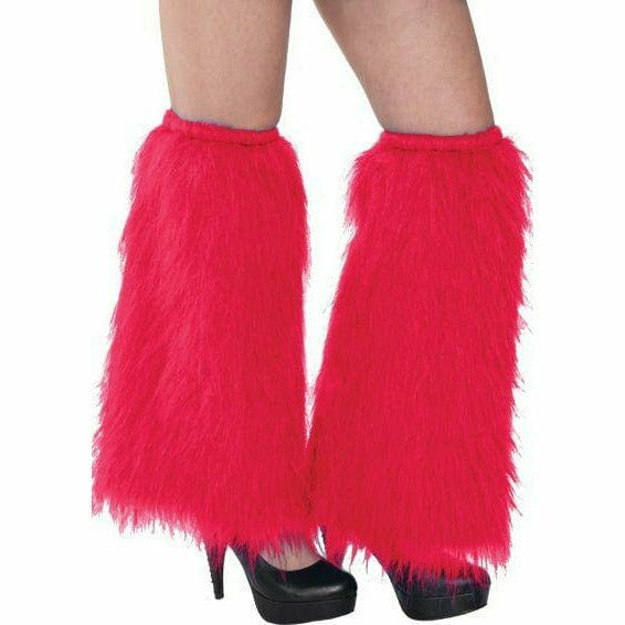 Amscan HOLIDAY: SPIRIT Red Plush Leg Warmers