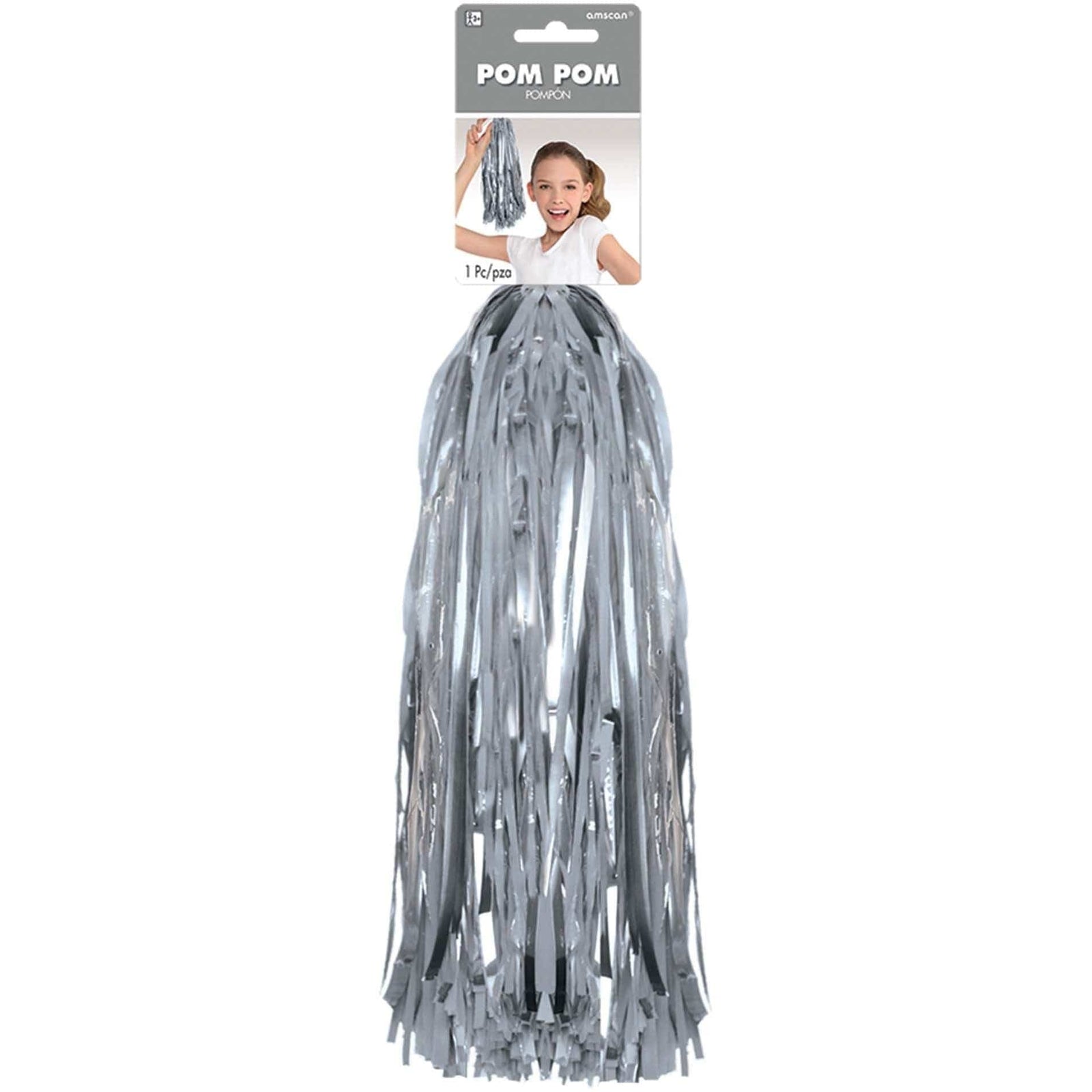 Amscan HOLIDAY: SPIRIT Silver Pom Pom