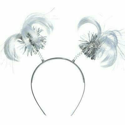 Amscan HOLIDAY: SPIRIT Silver Ponytail Head Bopper