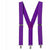 Amscan HOLIDAY: SPIRIT Suspenders Purple