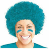 Amscan HOLIDAY: SPIRIT Turquoise Afro Curly Wig