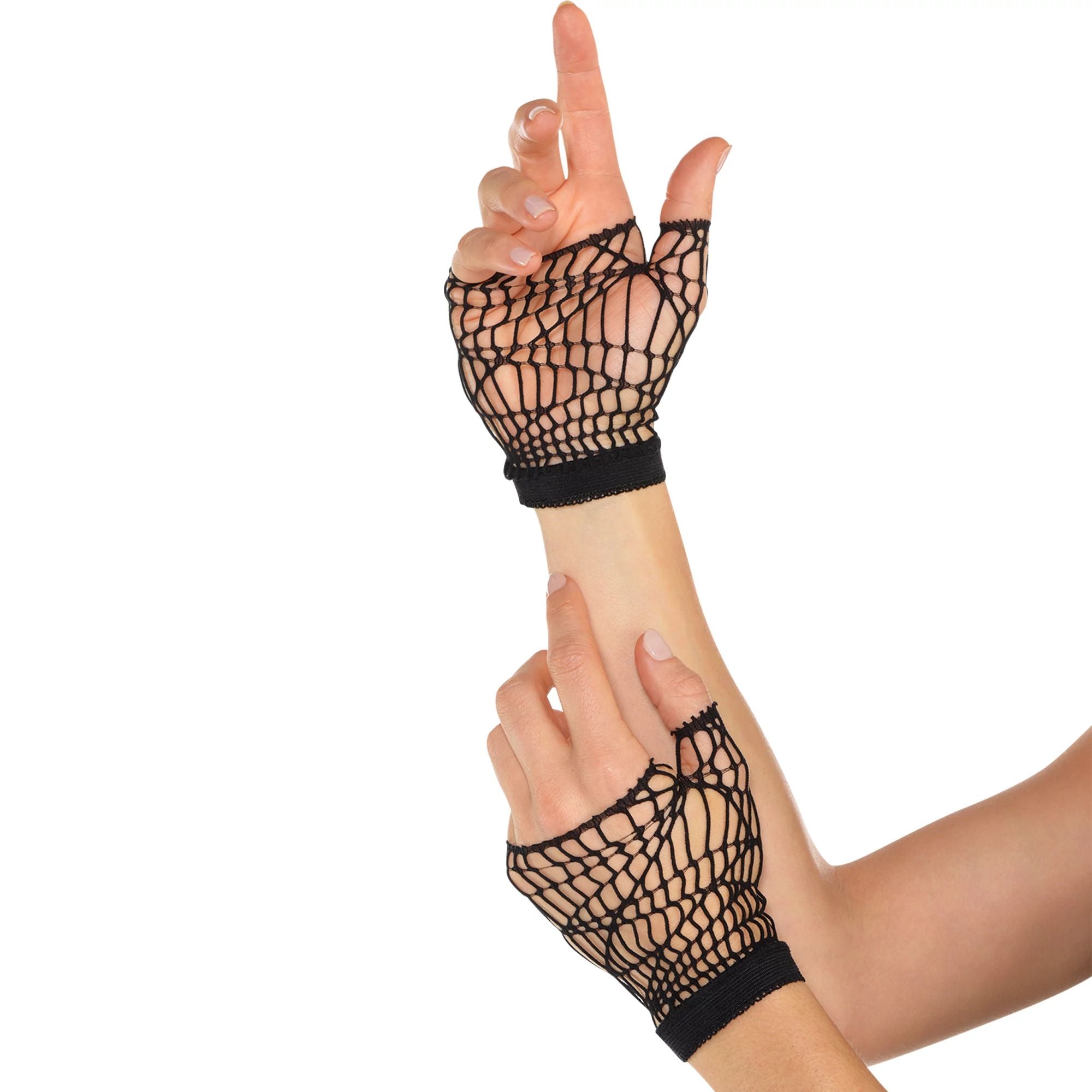 Amscan HOLIDAY: SPIRIT Web Net Fingerless Gloves
