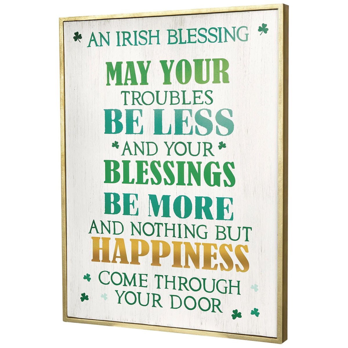 Amscan HOLIDAY: ST. PAT&#39;S &quot;An Irish Blessing&quot; Plaque