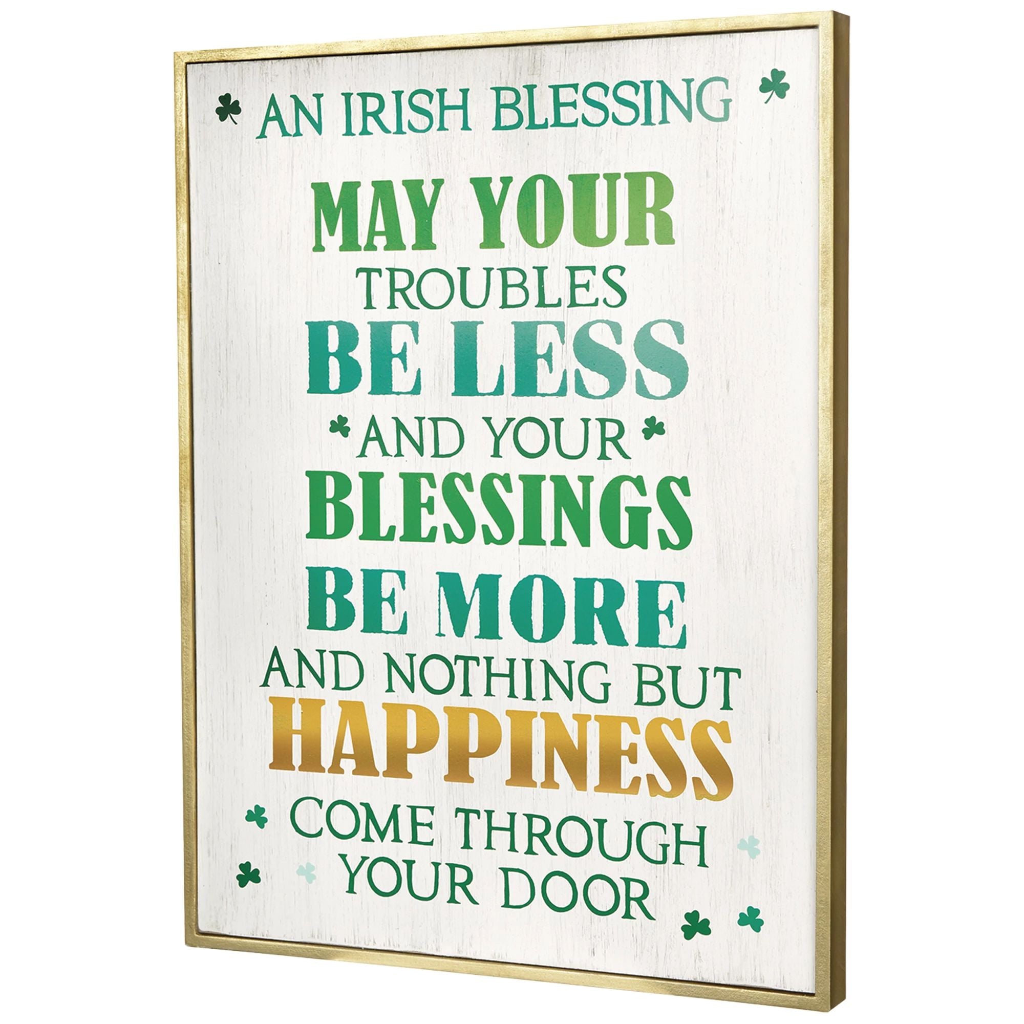 Amscan HOLIDAY: ST. PAT'S "An Irish Blessing" Plaque