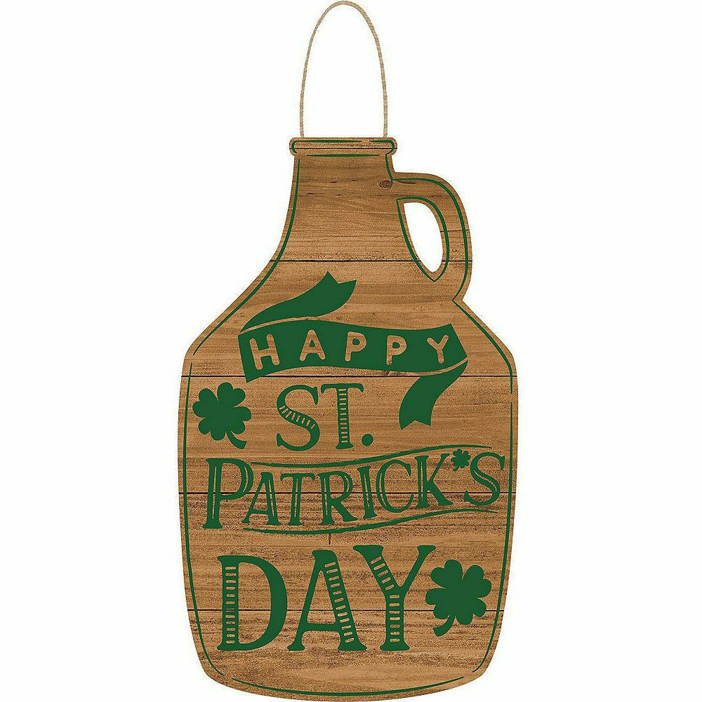 Amscan HOLIDAY: ST. PAT&#39;S Happy St. Patrick&#39;s Day Growler Sign