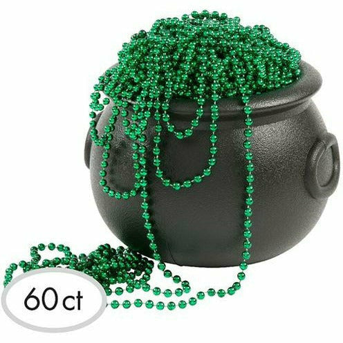 Amscan HOLIDAY: ST. PAT'S Pot O' Bead Necklaces 60ct