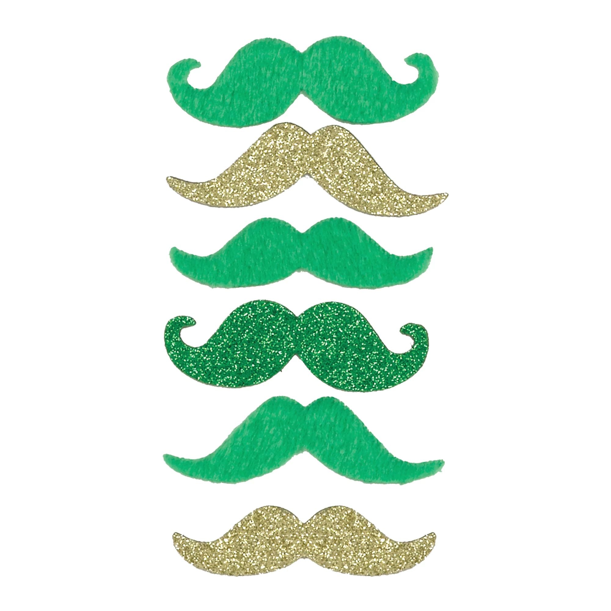 Amscan HOLIDAY: ST. PAT'S St. Patrick's Day Moustaches Novelty Pack