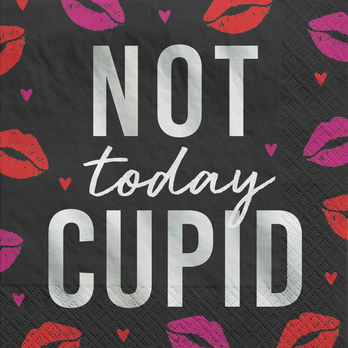 Amscan HOLIDAY: VALENTINES Anti Val Not Today Cupid Beverage Napkins