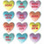 Amscan HOLIDAY: VALENTINES Conversation Heart Stickers 1 Sheet