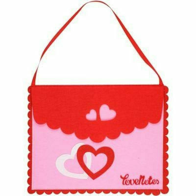 Amscan HOLIDAY: VALENTINES Felt Valentines Messenger Bag