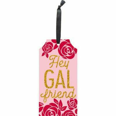 Amscan HOLIDAY: VALENTINES Glitter Hey Gal Bottle Tag