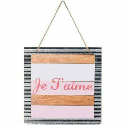 Amscan HOLIDAY: VALENTINES Je T'aime Sign Valentine's Day