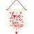 Amscan HOLIDAY: VALENTINES Love is All You Need Fabric Sign