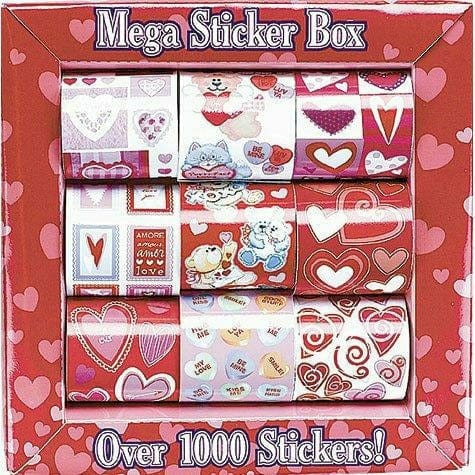 Amscan HOLIDAY: VALENTINES Mega Sticker Box