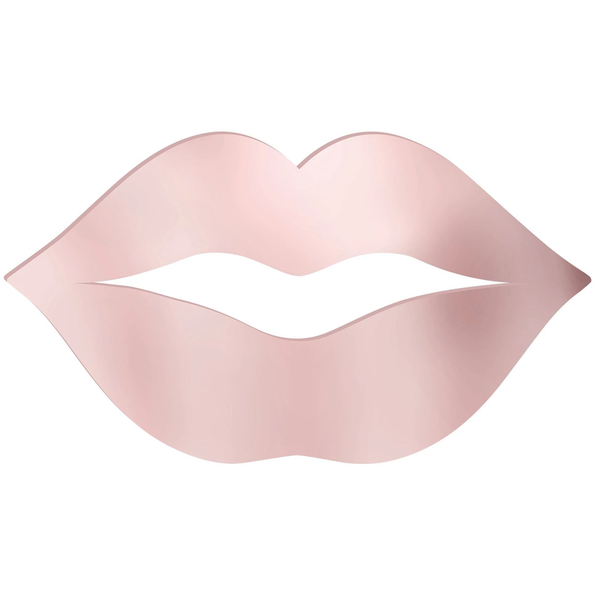 Amscan HOLIDAY: VALENTINES Rose Gold Lips Mirror Wall Décor
