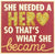 Amscan HOLIDAY: VALENTINES She Needed A Hero Sign