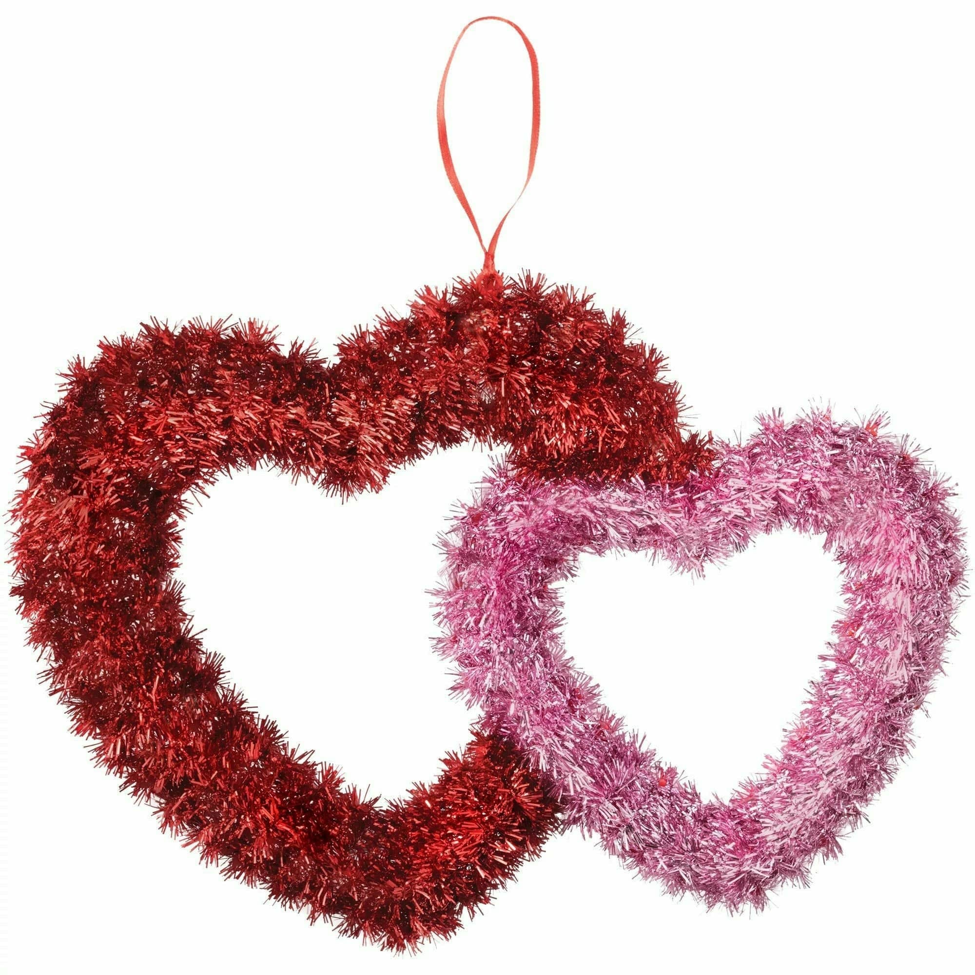 Amscan HOLIDAY: VALENTINES Tinsel Hearts Decoration
