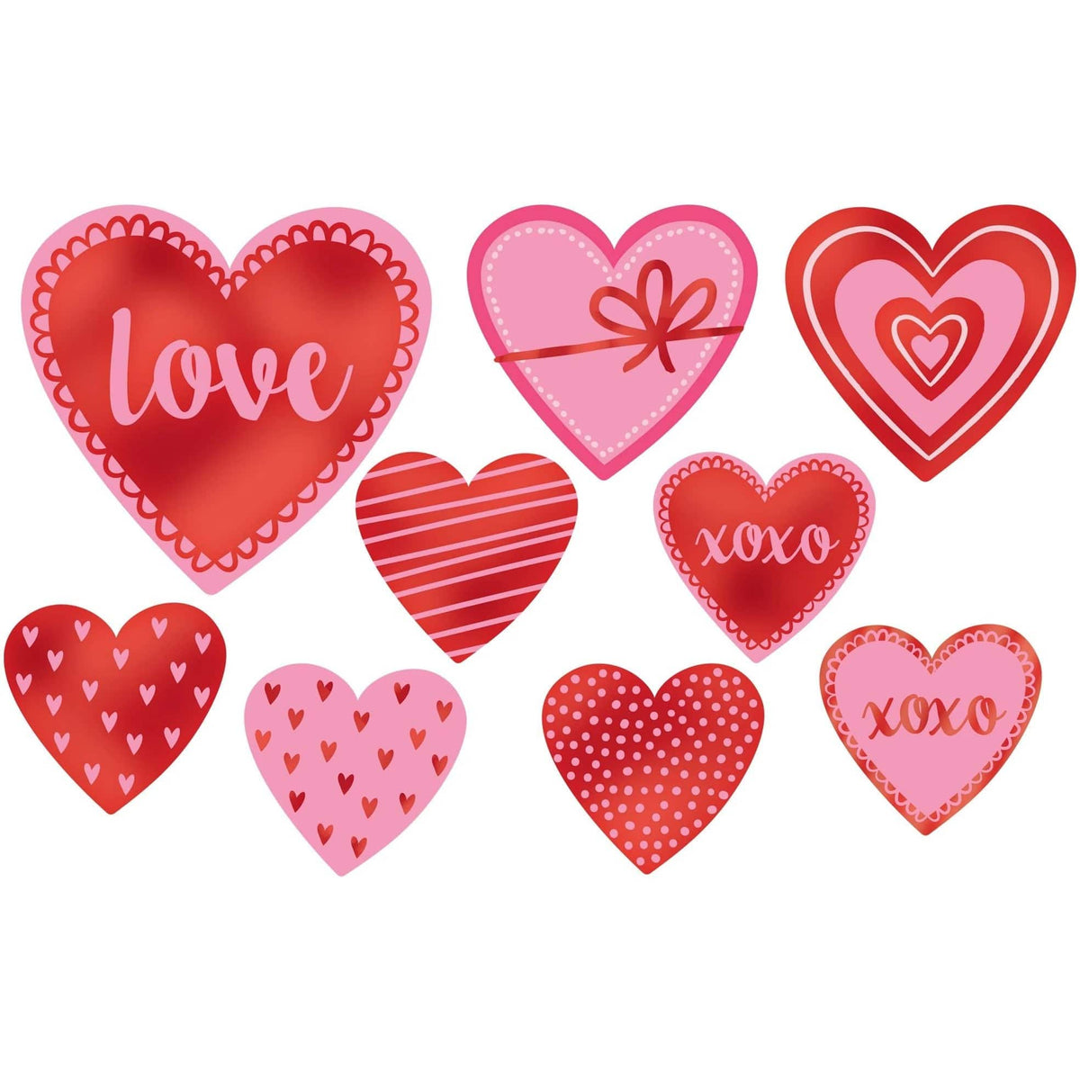 Amscan HOLIDAY: VALENTINES Valenines Heart Cutouts