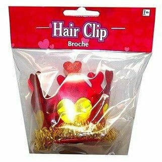 Amscan HOLIDAY: VALENTINES Valentine&#39;s Crown Hair Clip