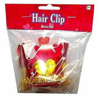 Amscan HOLIDAY: VALENTINES Valentine's Crown Hair Clip