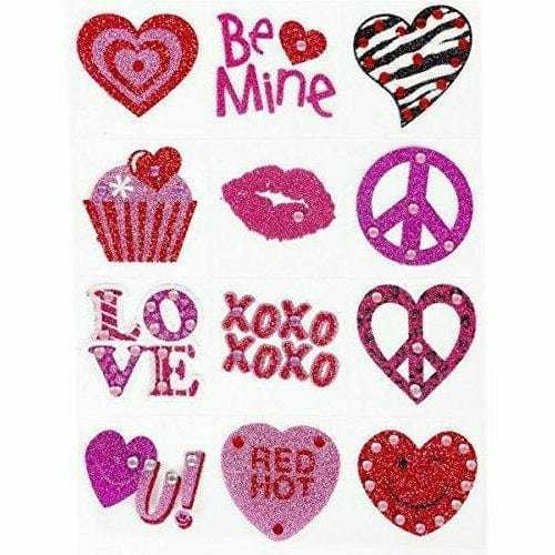 Amscan HOLIDAY: VALENTINES Valentine&#39;s Day Body Jewelry Value Pack