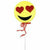 Amscan HOLIDAY: VALENTINES Valentine's Day Heart Eyes Smiley Pick Decoration