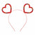 Amscan HOLIDAY: VALENTINES Valentine's Day Hearts Metal Headband w/ Bling