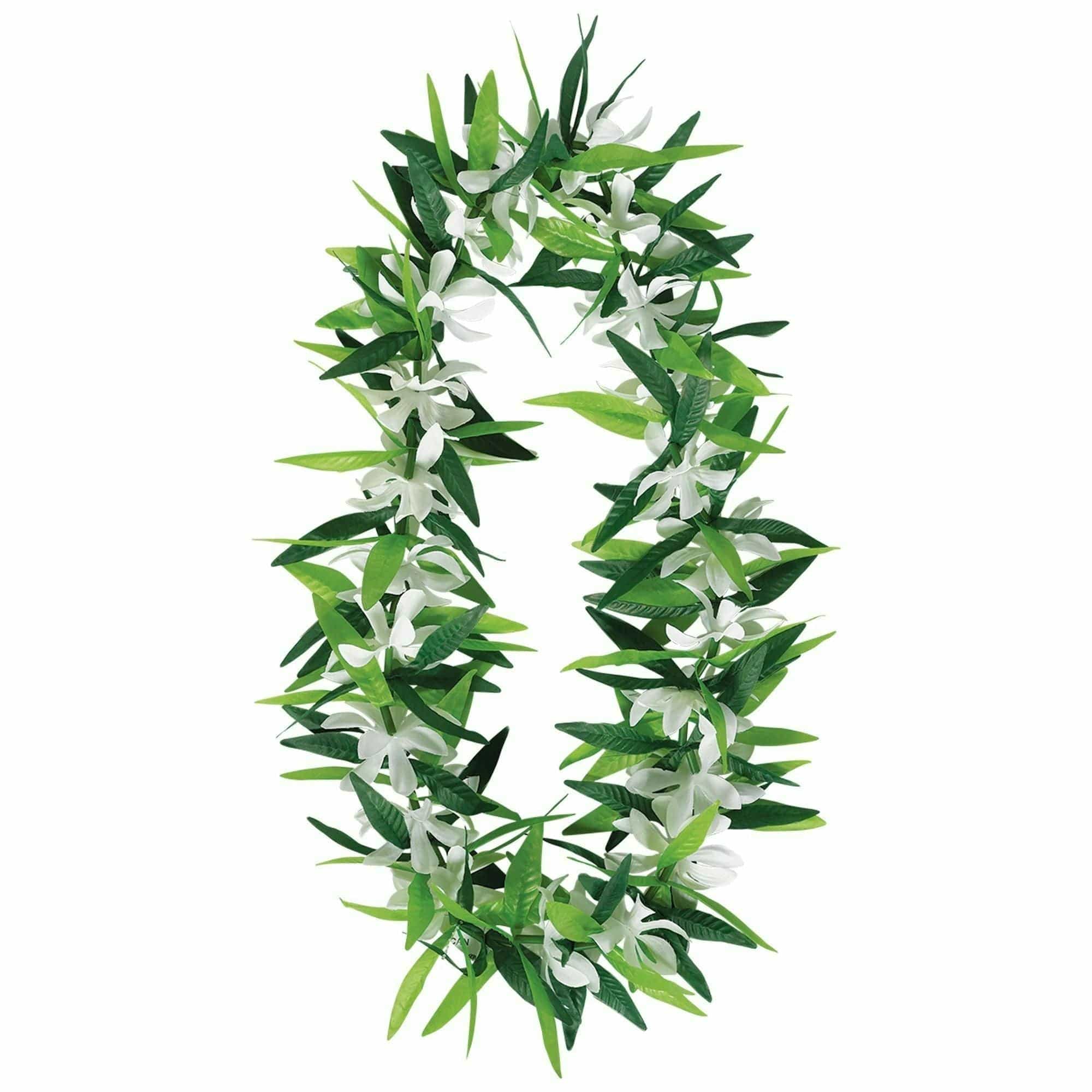 Amscan LUAU Default-Title Green Leaf w/ Flowers