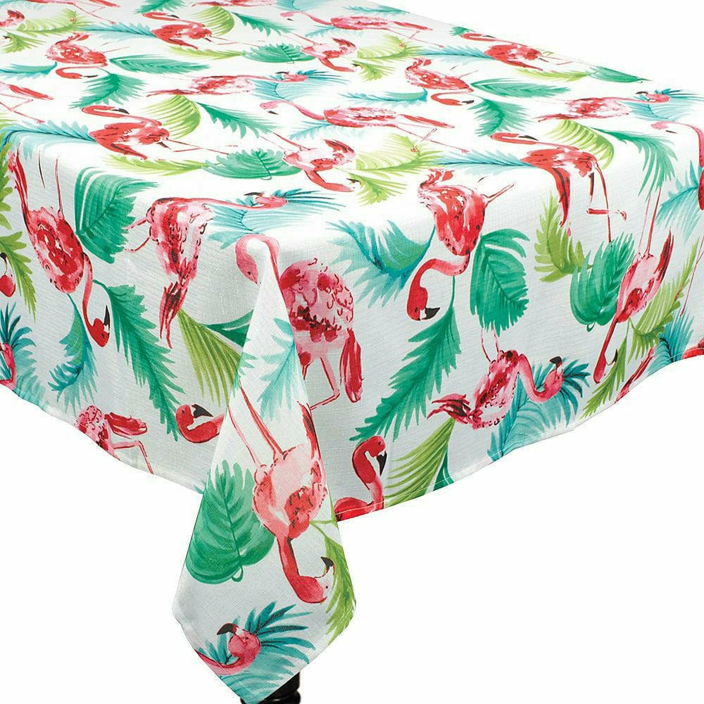 Amscan LUAU Flamingo Fabric Tablecloth