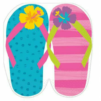 Amscan LUAU FLIP FLOP BN