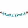 Amscan LUAU Glitter Margaritaville Letter Banner