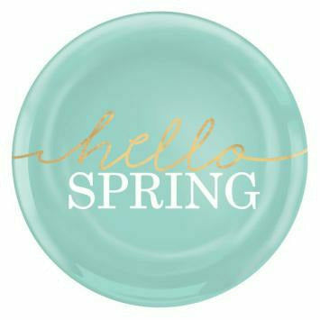 Amscan LUAU HELLO SPRING 7.5 IN PLATES
