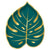 Amscan LUAU Key West Palm Leaf Plates - 7"