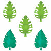 Amscan LUAU Palm Leaf Cutouts 8ct