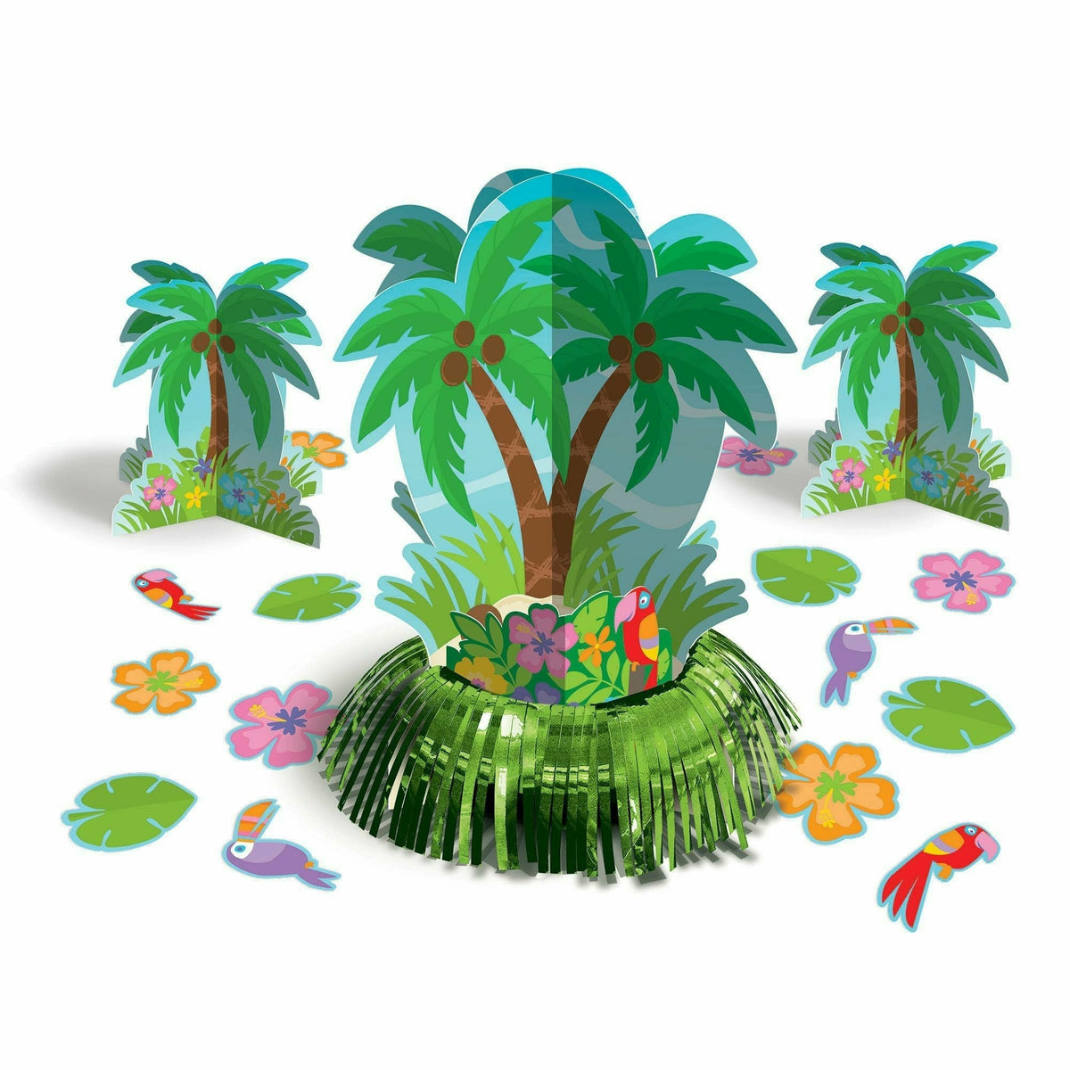 Amscan LUAU Palm Tree Table Decorating Kit