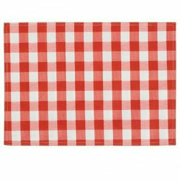 Amscan LUAU RED GINGHAM PLACEMAT