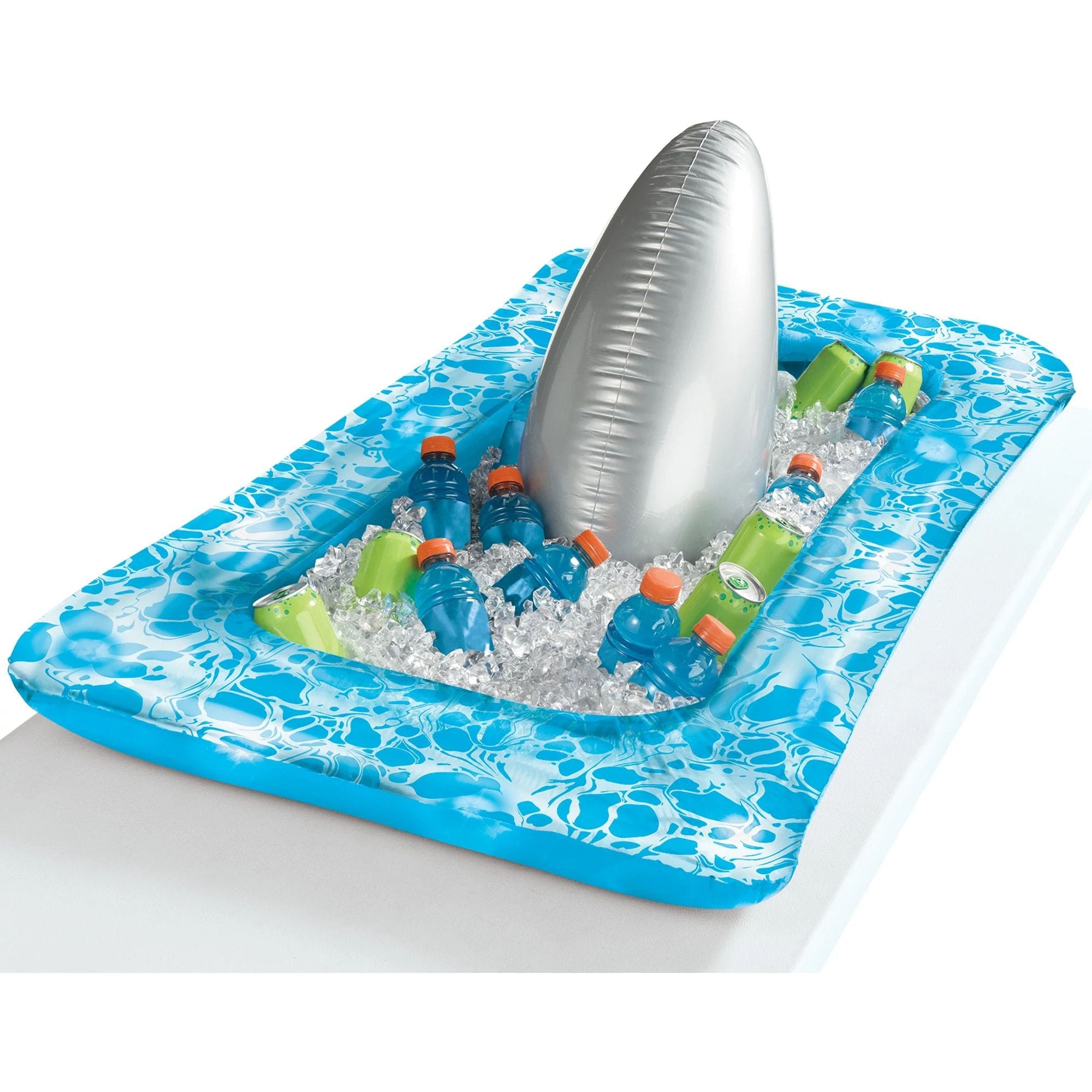 Amscan LUAU Shark Fin Light Up Inflatable Buffet Cooler