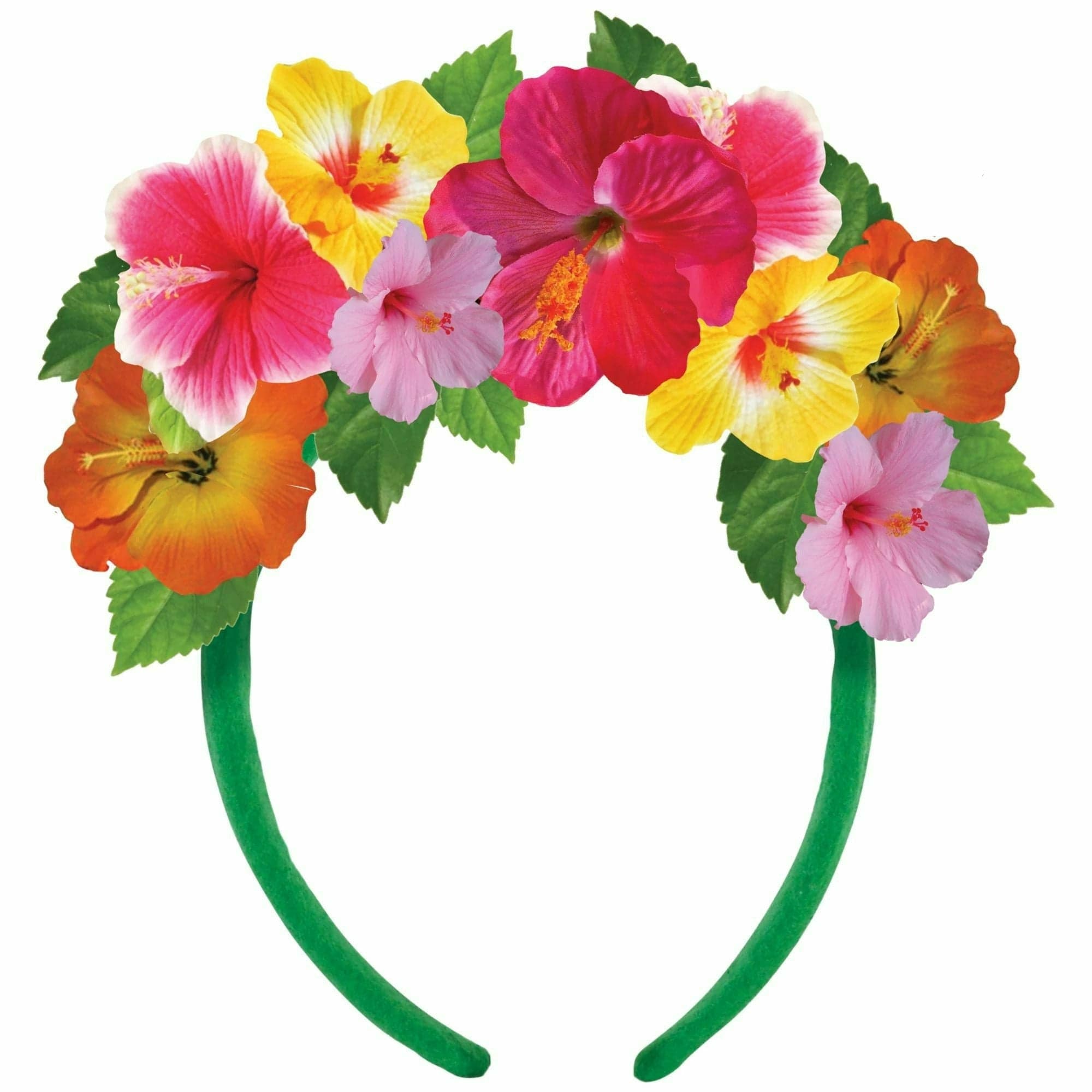 Amscan LUAU Summer Deluxe Floral Headband