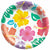 Amscan LUAU Summer Hibiscus 6 3/4" Round Plates