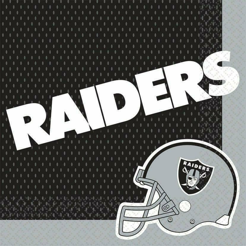 Amscan Oakland Raiders Luncheon Napkins