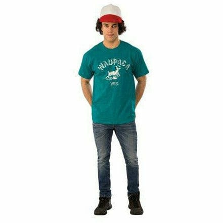 Amscan Stranger Things Dustin's Waupaca Shirt Adult