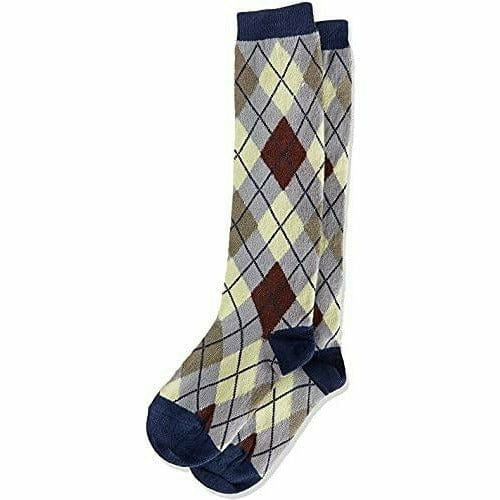 Toddler argyle 2025 knee socks