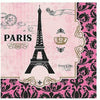 Amscan THEME A Day in Paris Lunch Napkins 16ct