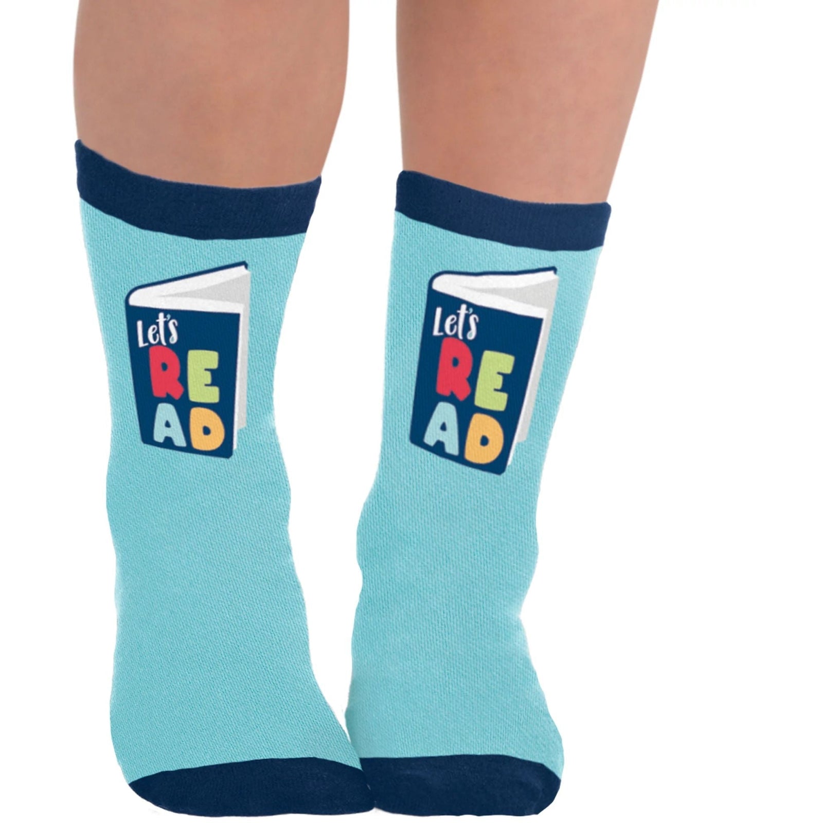 Amscan THEME: DR SEUSS "Let's Read" Child Crew Socks