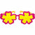 Amscan THEME Giant Hibiscus Plastic Sunglasses