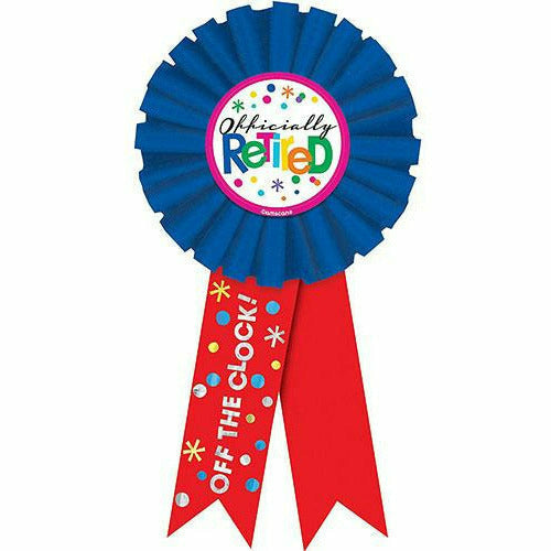 Amscan THEME Happy Retirement Celebration Award Ribbon