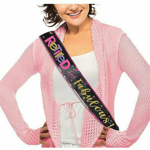 Amscan THEME Happy Retirement Celebration Sash