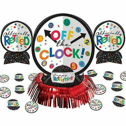 Amscan THEME Happy Retirement Celebration Table Decorating Kit 23pc